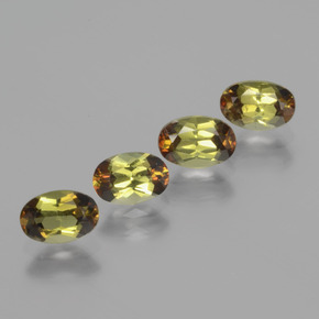 2.12 ct natürliche Mehrfarbig Andalusit-Edelsteine, Oval Schliff, VS