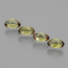 2.12 ct natürliche Mehrfarbig Andalusit-Edelsteine, Oval Schliff, VS