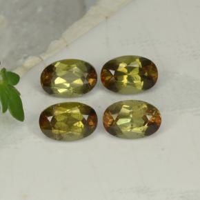 2.18 ct natürliche Mehrfarbig Andalusit-Edelsteine, Oval Schliff, VS