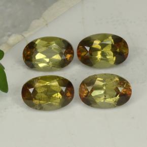 2.18 ct natürliche Mehrfarbig Andalusit-Edelsteine, Oval Schliff, VS