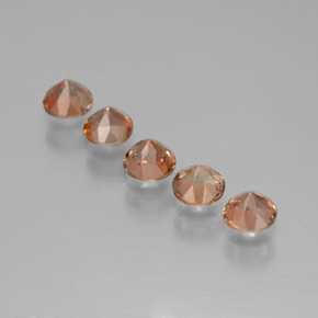 1.55 ct natürliche Mehrfarbig Andalusit-Edelsteine, Rund Schliff, VS