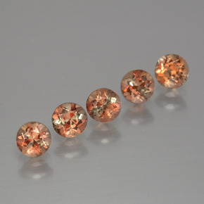 1.58 ct natürliche Mehrfarbig Andalusit-Edelsteine, Rund Schliff, VS