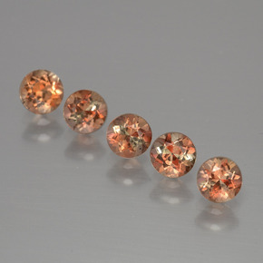 1.58 ct natürliche Mehrfarbig Andalusit-Edelsteine, Rund Schliff, VS