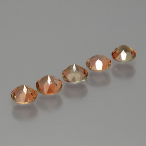  ct natürliche orangig-braun Andalusit-Edelsteine, Rund Schliff, VS