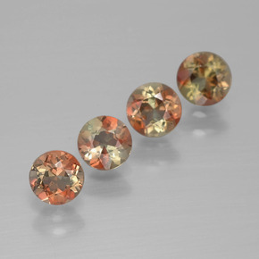 1.16 ct natürliche Mehrfarbig Andalusit-Edelsteine, Rund Schliff, VS