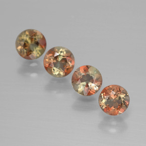 1.16 ct natürliche Mehrfarbig Andalusit-Edelsteine, Rund Schliff, VS