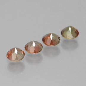 1.16 ct natürliche Mehrfarbig Andalusit-Edelsteine, Rund Schliff, VS