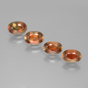  ct natürliche orangefarbener Andalusit-Edelsteine, Oval Schliff, VS