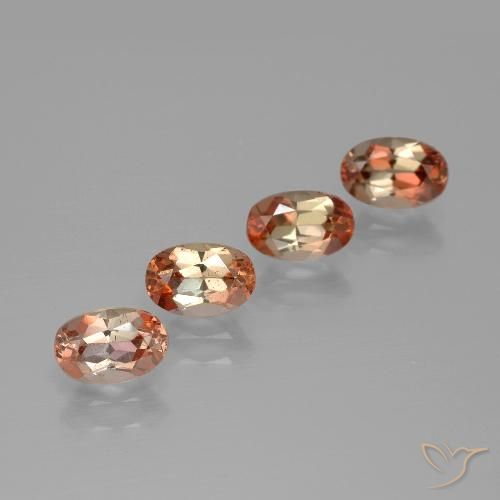2,19 ct natürliche mehrfarbiger Andalusit-Edelsteine, Oval Schliff, VS