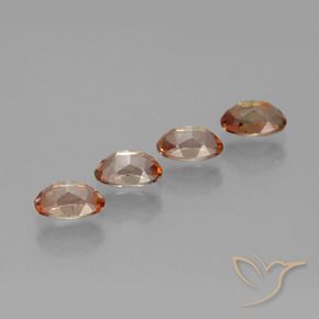 2,19 ct natürliche mehrfarbiger Andalusit-Edelsteine, Oval Schliff, VS