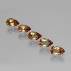 2,28 ct natürliche mehrfarbiger Andalusit-Edelsteine, Birnenform, VS