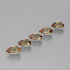 2,28 ct natürliche mehrfarbiger Andalusit-Edelsteine, Birnenform, VS
