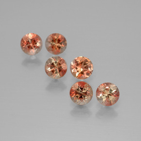 1,67 ct natürliche mehrfarbiger Andalusit-Edelsteine, Rundschliff, VS