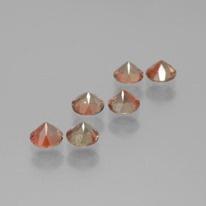 1,67 ct natürliche mehrfarbiger Andalusit-Edelsteine, Rundschliff, VS