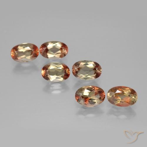2.90ctw Natürlicher Mehrfarbig Andalusit, Oval, VS