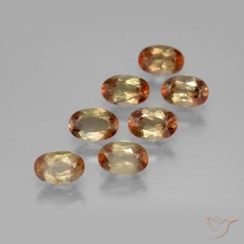 3.46ctw Natürlicher Mehrfarbig Andalusit, Oval, VS