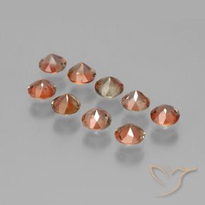 2.44 ct natürliche Mehrfarbig Andalusit-Edelsteine, Runden, VS