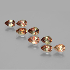  ct natürliche Mehrfarbig Andalusit-Edelsteine, Birnenform, VS