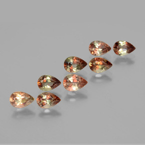  ct natürliche Mehrfarbig Andalusit-Edelsteine, Birnenform, VS