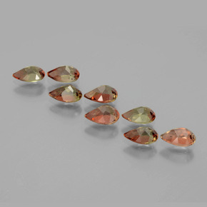  ct natürliche Mehrfarbig Andalusit-Edelsteine, Birnenform, VS