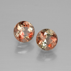  ct natürliche Mehrfarbig Andalusit-Edelsteine, Rund Schliff, VS