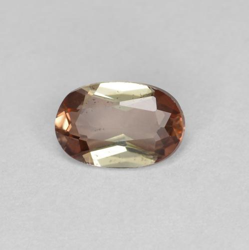 0,42 ctw natürlicher mehrfarbiger Andalusit, Oval Schliff, VS
