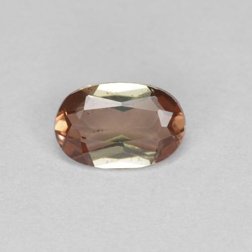 0,42 ctw natürlicher mehrfarbiger Andalusit, Oval Schliff, VS