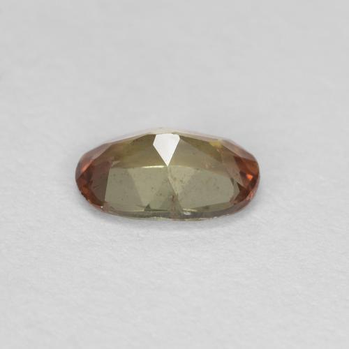 0,42 ctw natürlicher mehrfarbiger Andalusit, Oval Schliff, VS