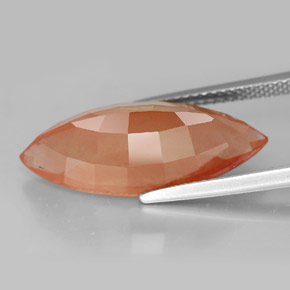 9,17 ctw natürlicher Honig-orange Andesin-Labradorit, Marquise, VVS-VS