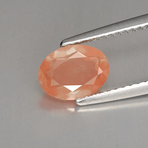 9,17 ctw natürlicher champagnerfarbend Andesin-Labradorit, Oval Schliff, VVS