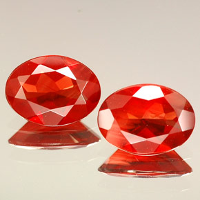  ct natürliche Rot Andesin-Labradorit-Edelsteine, Oval Schliff, VVS