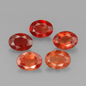  ct natürliche Rot Andesin-Labradorit-Edelsteine, Oval Schliff, VVS