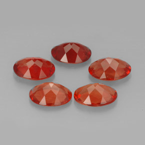  ct natürliche Rot Andesin-Labradorit-Edelsteine, Oval Schliff, VVS