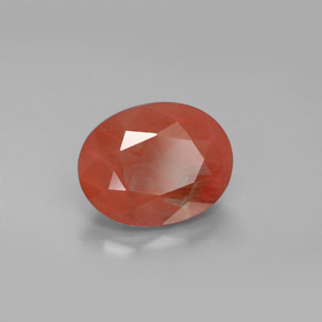 9,17 ctw natürlicher Honig-rot Andesin-Labradorit, Oval Schliff, VVS