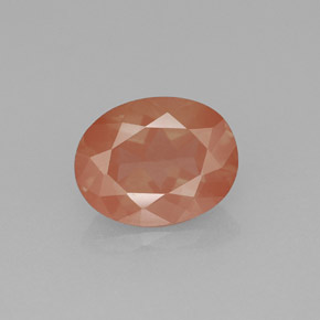 1,81 ctw natürlicher roter Andesin-Labradorit, Oval Schliff, VVS