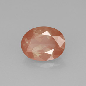 1,81 ctw natürlicher roter Andesin-Labradorit, Oval Schliff, VVS