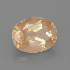 1,77 ctw natürlicher roter Andesin-Labradorit, Oval Schliff, VVS