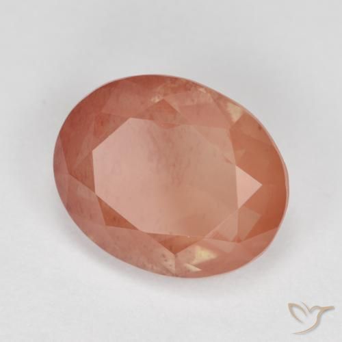 9,17 ctw natürlicher Mittelrot Andesin-Labradorit, Oval, Transparent