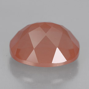 3,10 ctw natürlicher orangefarbener Andesin-Labradorit, Oval Schliff, VVS