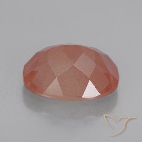 9,17 ctw natürlicher Mittelrosa Andesin-Labradorit, Oval, Transparent