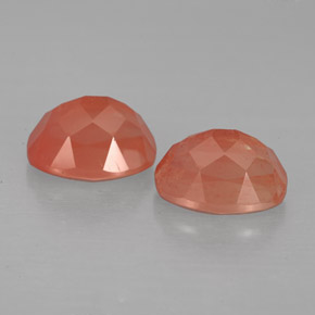  ct natürliche Honig-rot Andesin-Labradorit-Edelsteine, Oval Schliff, VS