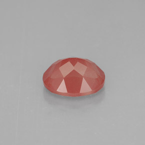 1,35 ctw natürlicher roter Andesin-Labradorit, Oval Schliff, VS