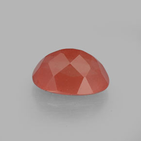 1,40 ctw natürlicher roter Andesin-Labradorit, Oval Schliff, VS