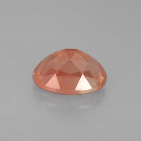 1,40 ctw natürlicher roter Andesin-Labradorit, Oval Schliff, VS
