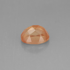 1,61 ctw natürlicher roter Andesin-Labradorit, Oval Schliff, VS