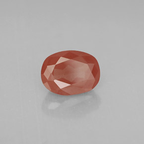 1,33 ctw natürlicher roter Andesin-Labradorit, Oval Schliff, VS