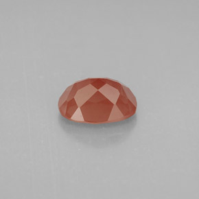 1,33 ctw natürlicher roter Andesin-Labradorit, Oval Schliff, VS
