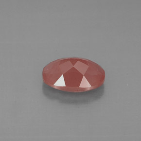 0,85 ctw natürlicher roter Andesin-Labradorit, Oval Schliff, VS