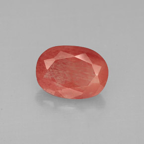 9,17 ctw natürlicher Honig-rot Andesin-Labradorit, Oval Schliff, VS