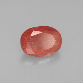 9,17 ctw natürlicher Honig-rot Andesin-Labradorit, Oval Schliff, VS